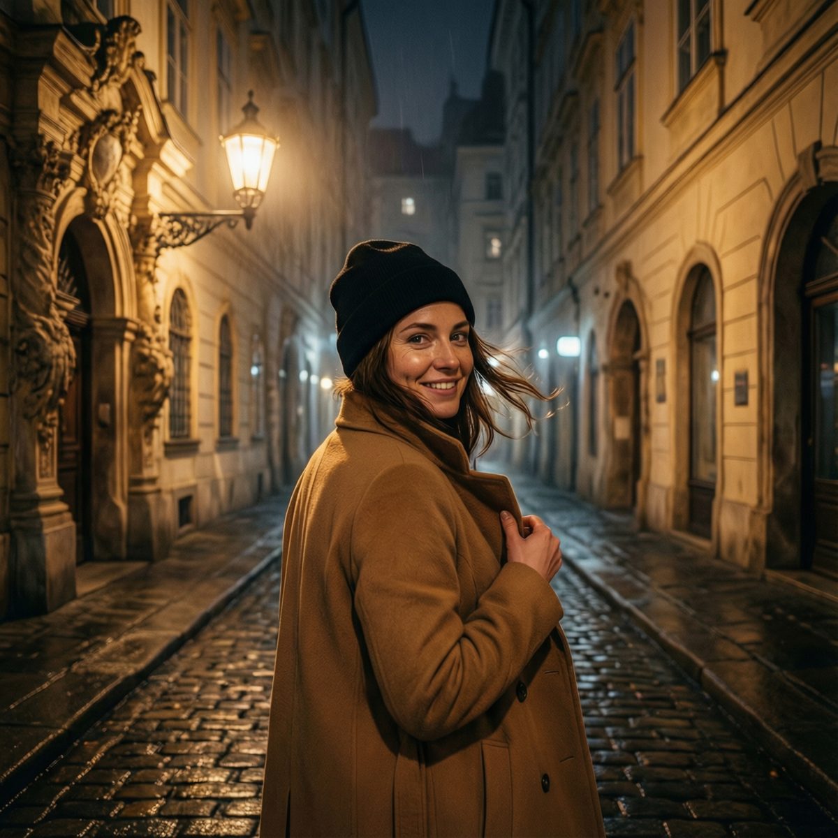 Evening walk through old Vienna